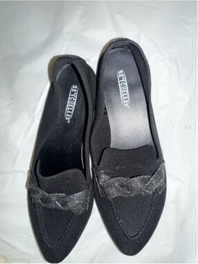 Seychelles Knit Braided loafer pointed toe size 7